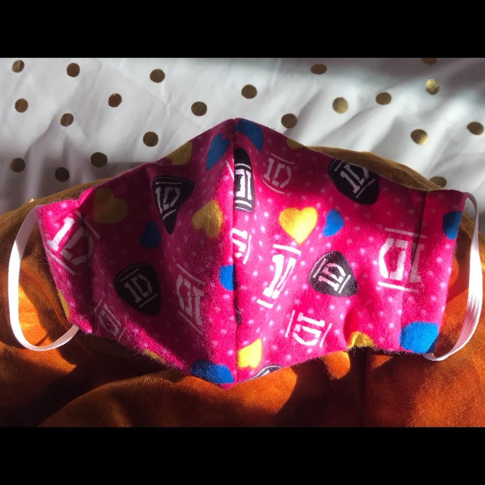 One Direction Print Face Mask